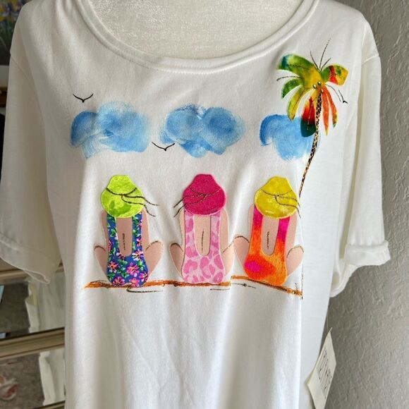 Karla Marie Beach T shirt dress - Picture 2 of 11